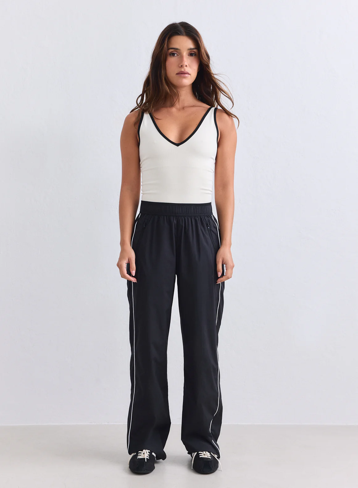 Black Balance Tracksuit Pants - Image 3