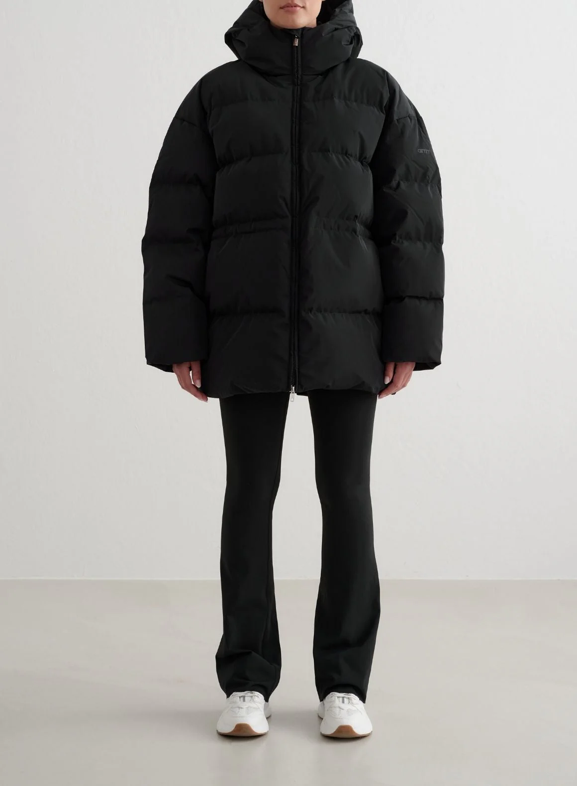 Black Moment Puffer Jacket - Image 4
