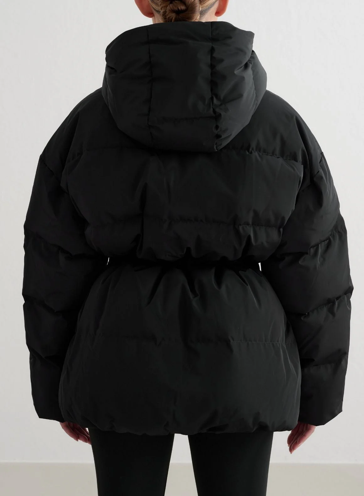 Black Moment Puffer Jacket - Image 7