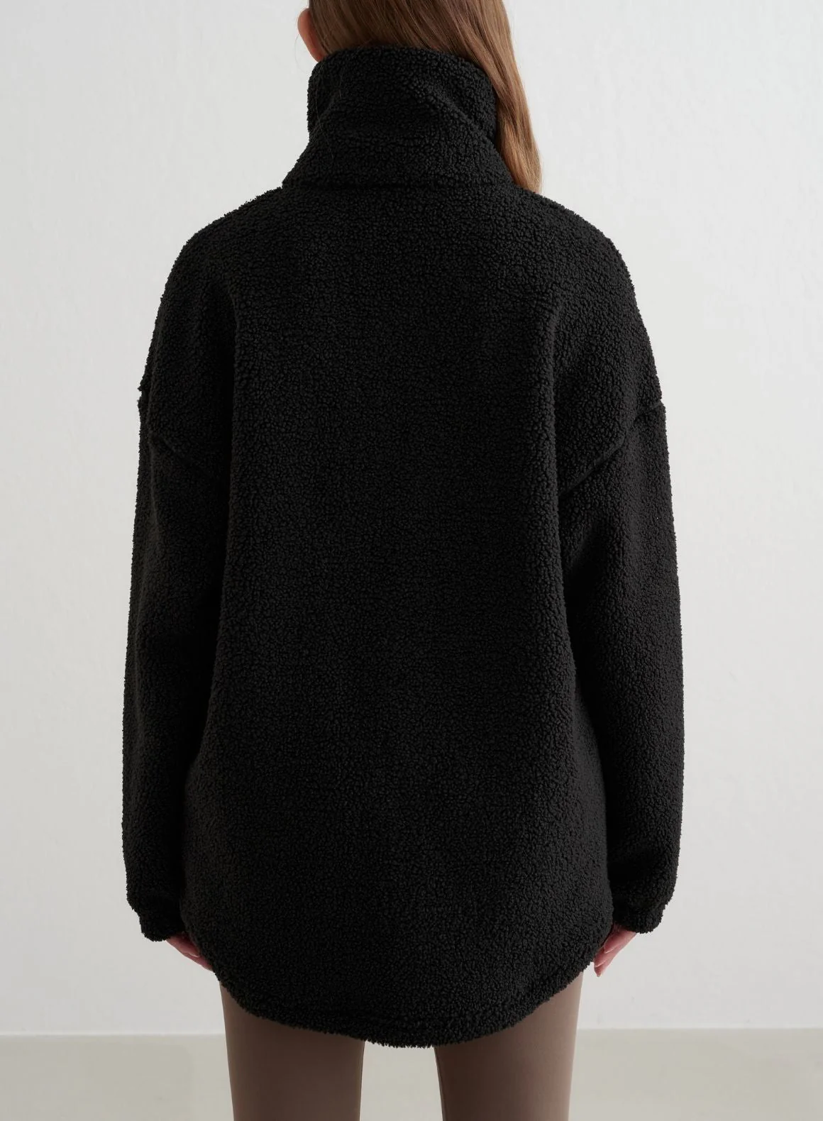 Black Pile Jacket - Image 3