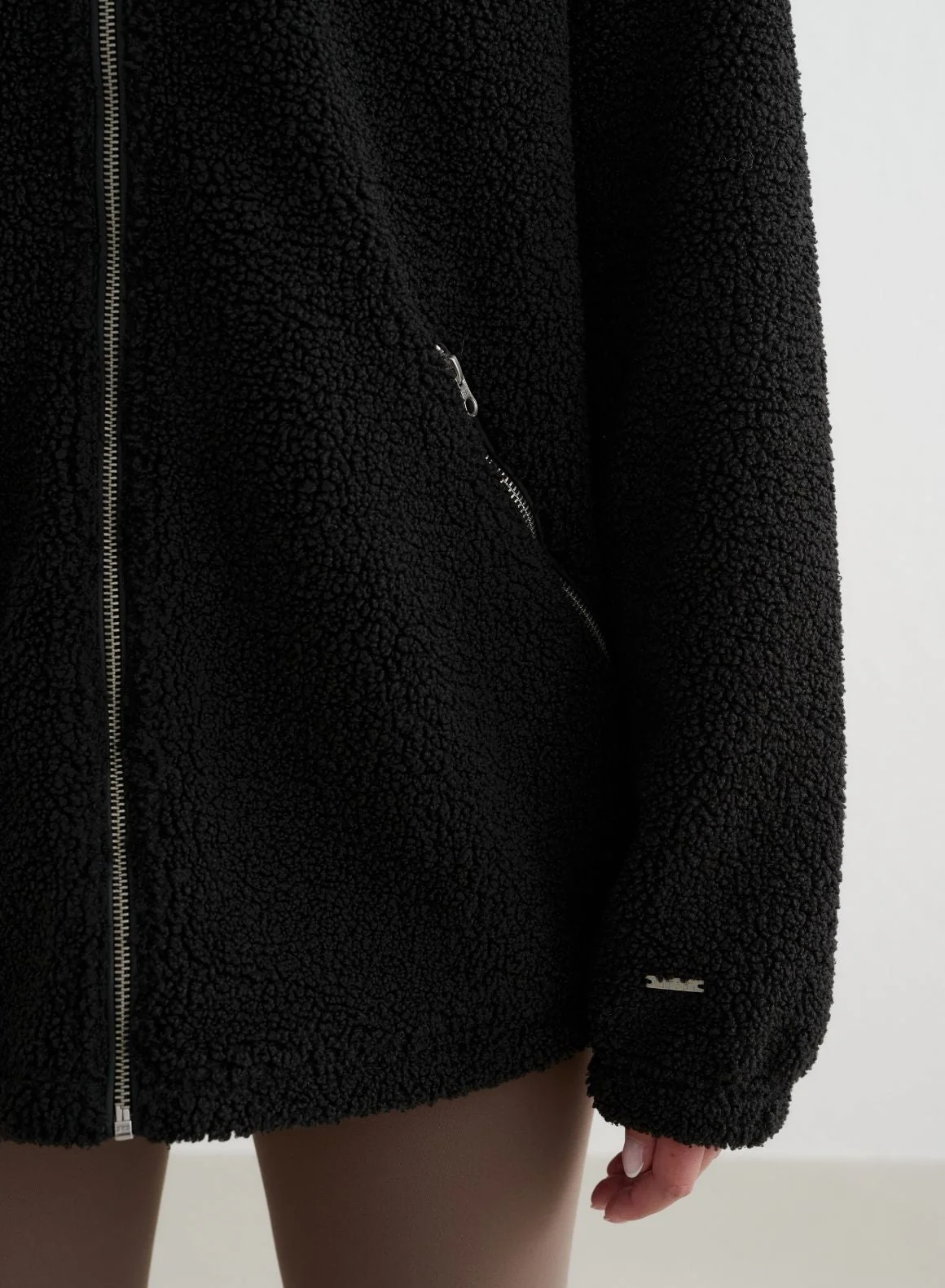Black Pile Jacket - Image 4