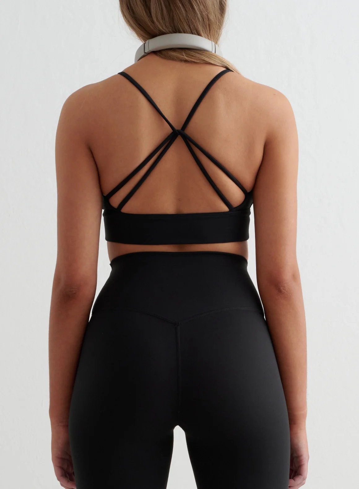 Black Sense Strap Bra - Image 4