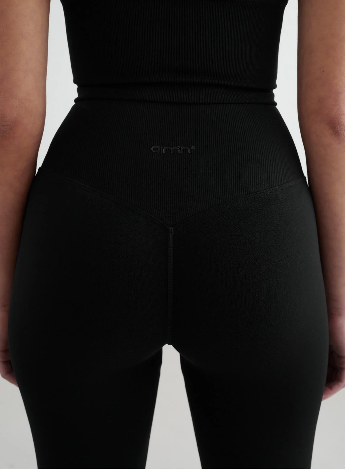 Black Shape Seamless Flare Tights - Image 22