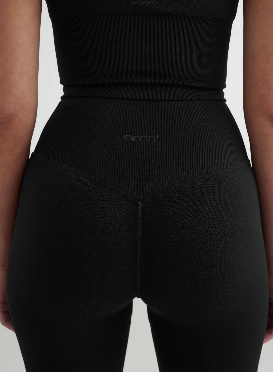 Black Shape Seamless Flare Tights - Image 9