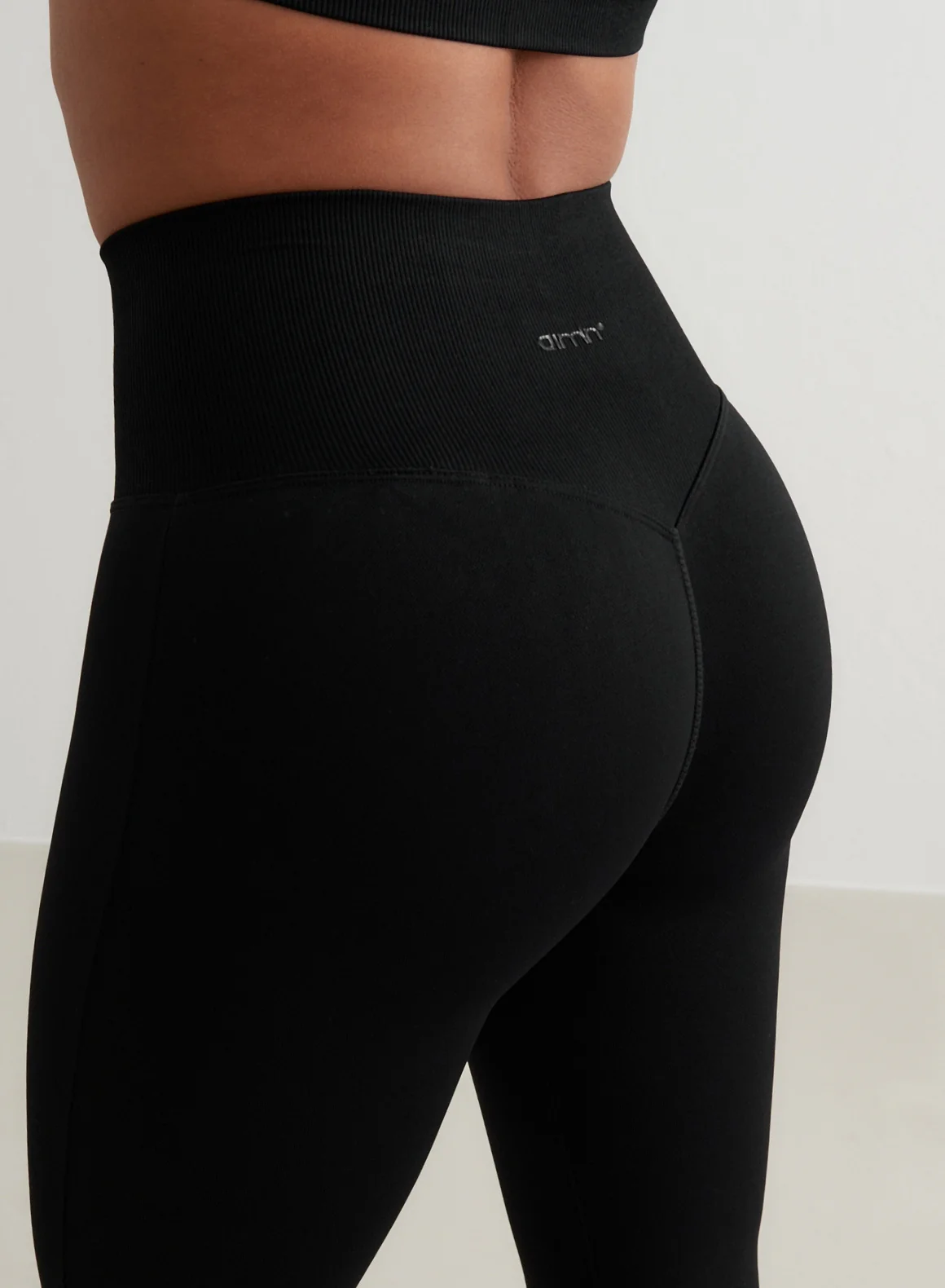 Black Shape Seamless Flare Tights - Image 94
