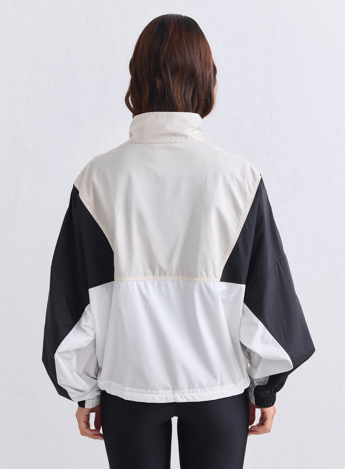 Café Au Lait Balance Blocked Windstopper Jacket - Image 7