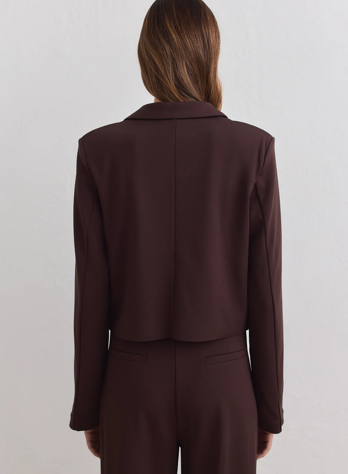 Chocolate Luxe Short Blazer - Image 4