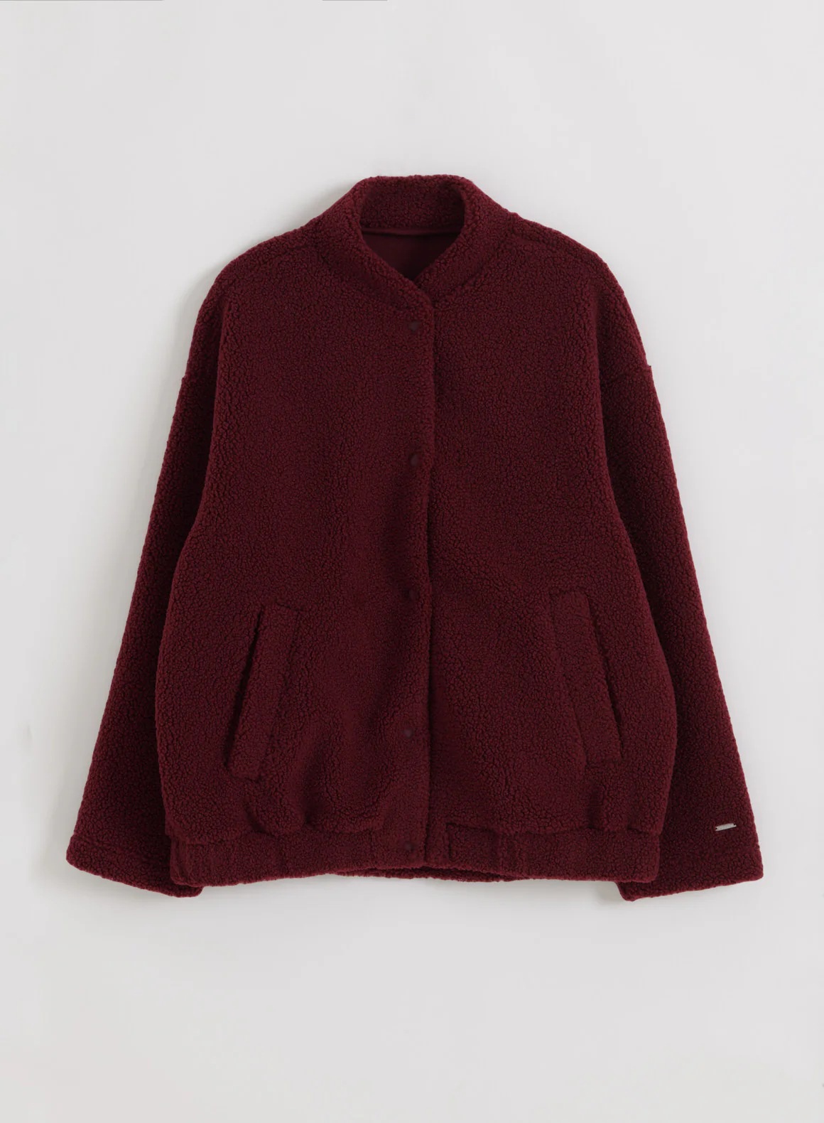 Merlot Pile Coach Jacket - Image 12