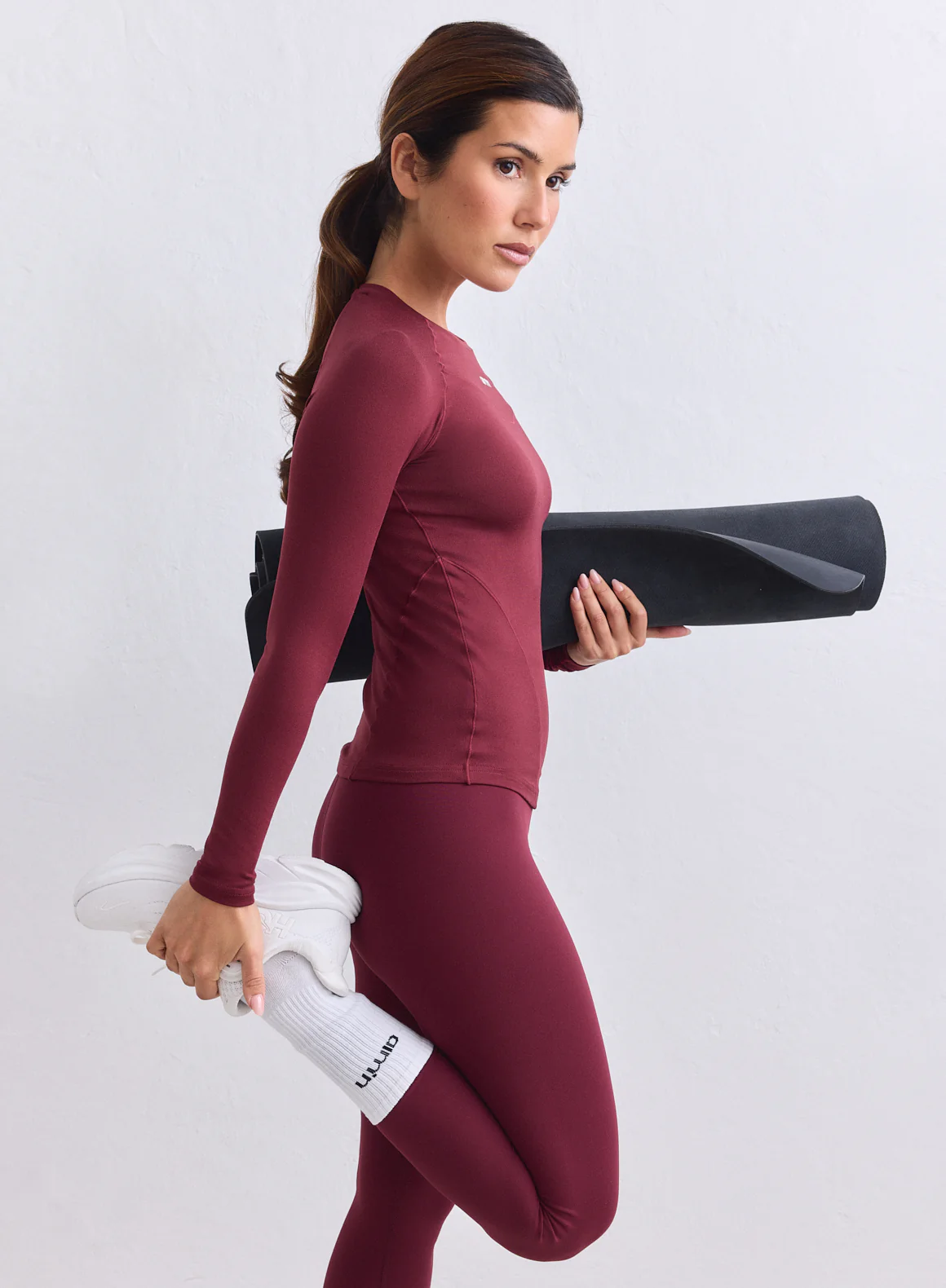Merlot Soft Basic Long Sleeve - Image 2