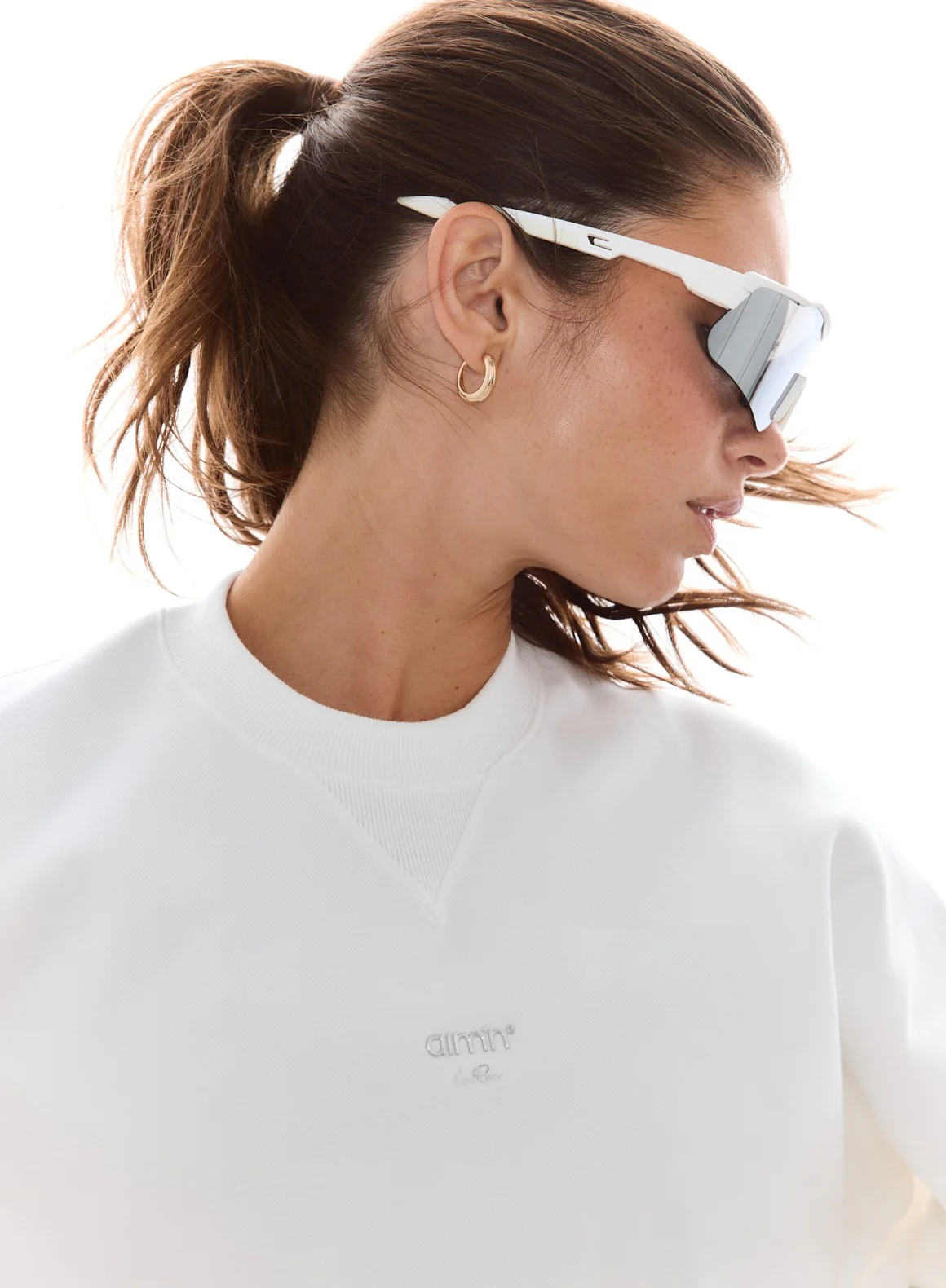 White Le Run Running Sweatshirt - Image 5