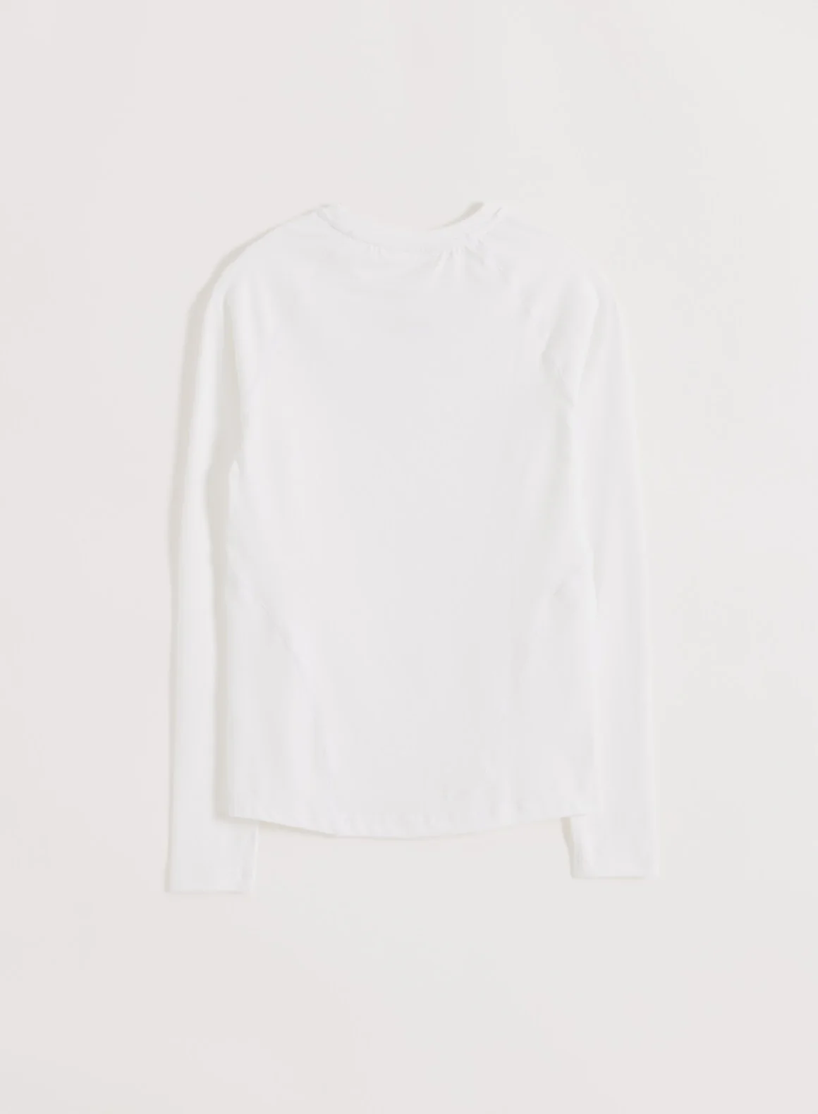 White Soft Basic Long Sleeve - Image 8