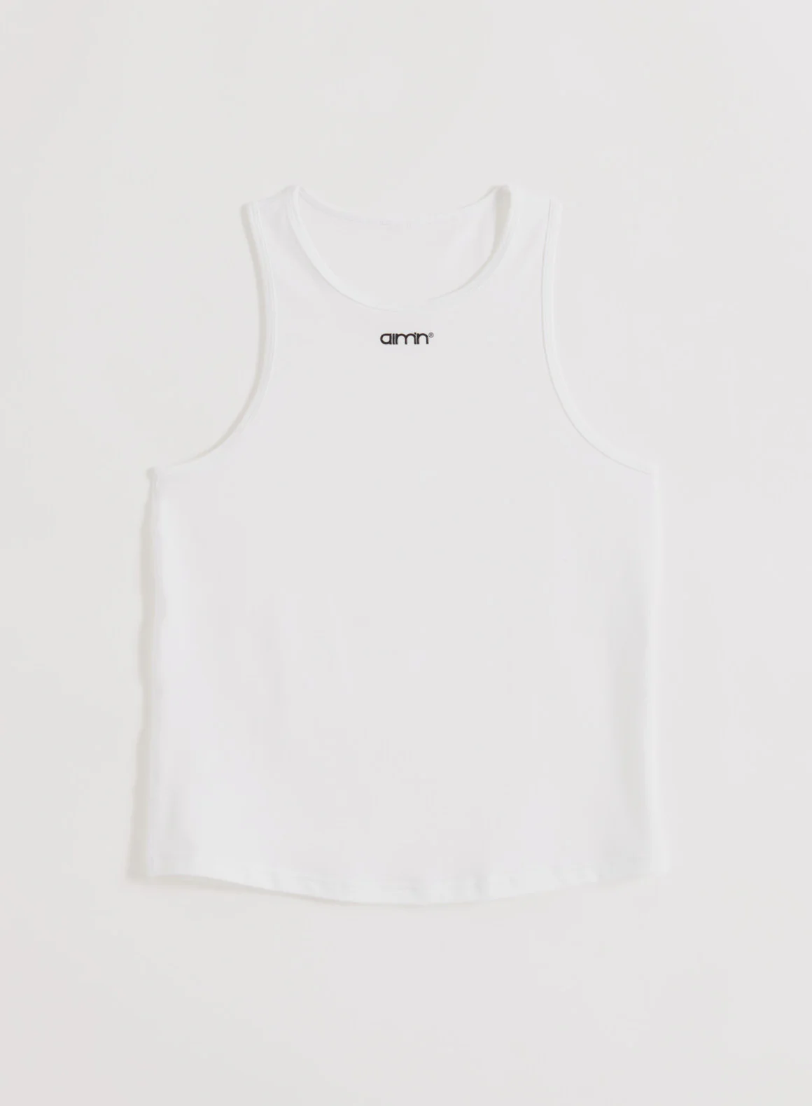 White Soft Basic Singlet - Image 7
