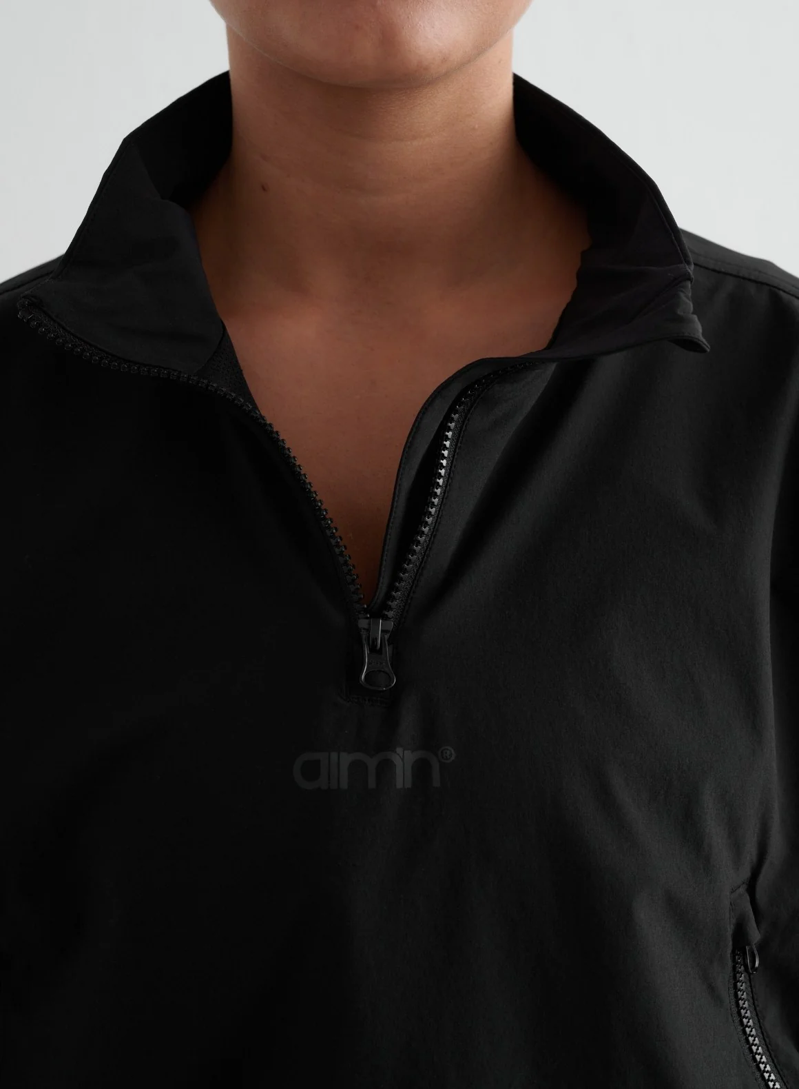 Black Windbreaker Jacket - Image 6